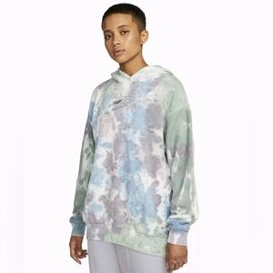 Nike NSW Tie Dye Acid Wash Pullover Hoodie